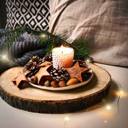 Brilagi - LED  γιρλάντα 100xLED/3xAA 10m θερμό λευκό