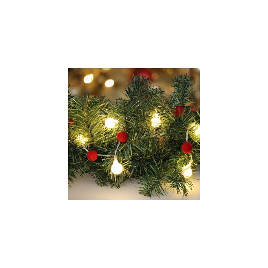Brilagi - LED  γιρλάντα 20xLED/2xAA 1,8m θερμό λευκό