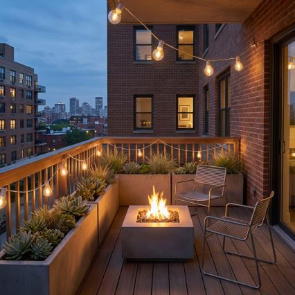 Brilagi - LED εξωτερική διακοσμητική γιρλάντα GIRLANDA 10xE12/0,6W/230V 8m λευκή IP44 θερμό λευκό