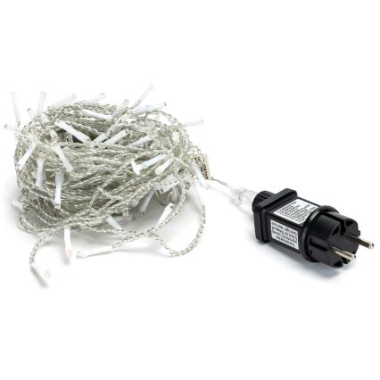 Brilagi - LED γιρλάντα εξωτερικού χώρου 200xLED/8 λειτουργίες 13x0,6m IP44 ψυχρό λευκό