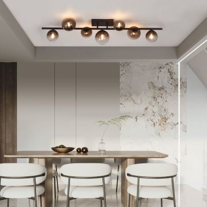 Brilagi - LED Εφαρμοστός πολυέλαιος MILLA 7xG9/3W/230V καφέ/καπνιστό καφέ