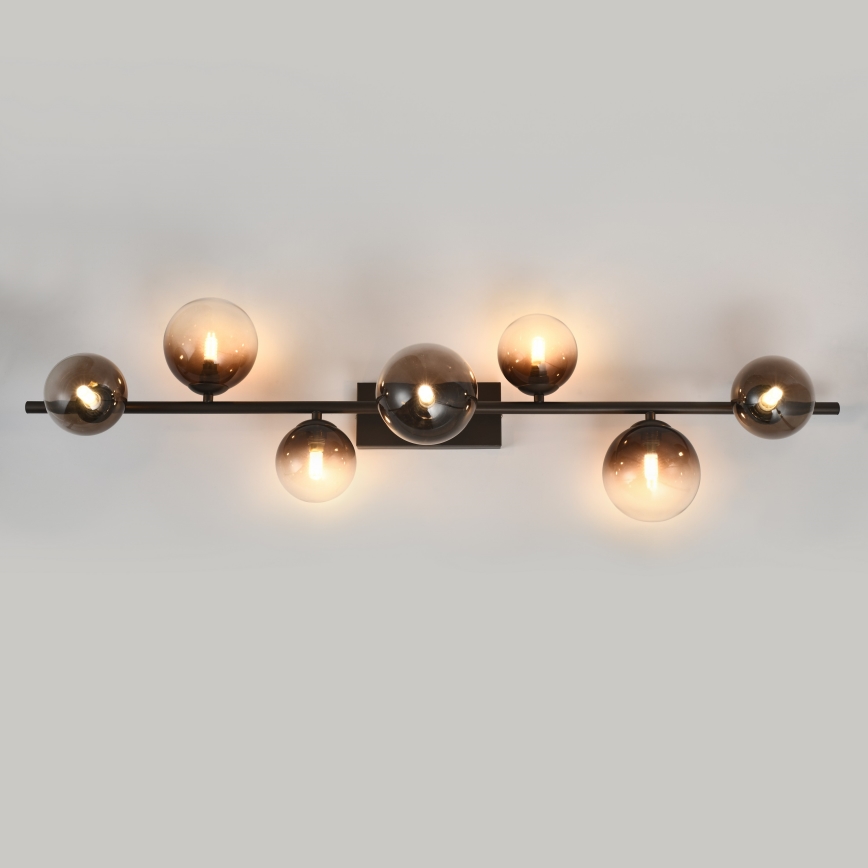 Brilagi - LED Εφαρμοστός πολυέλαιος MILLA 7xG9/3W/230V καφέ/καπνιστό καφέ