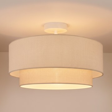 Brilagi - LED επιφανειακό φωτιστικό οροφής BOHO ECO 1xE27/10W/230V Ø 40 cm κρεμ