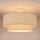 Brilagi - LED επιφανειακό φωτιστικό οροφής BOHO ECO 1xE27/10W/230V Ø 40 cm κρεμ