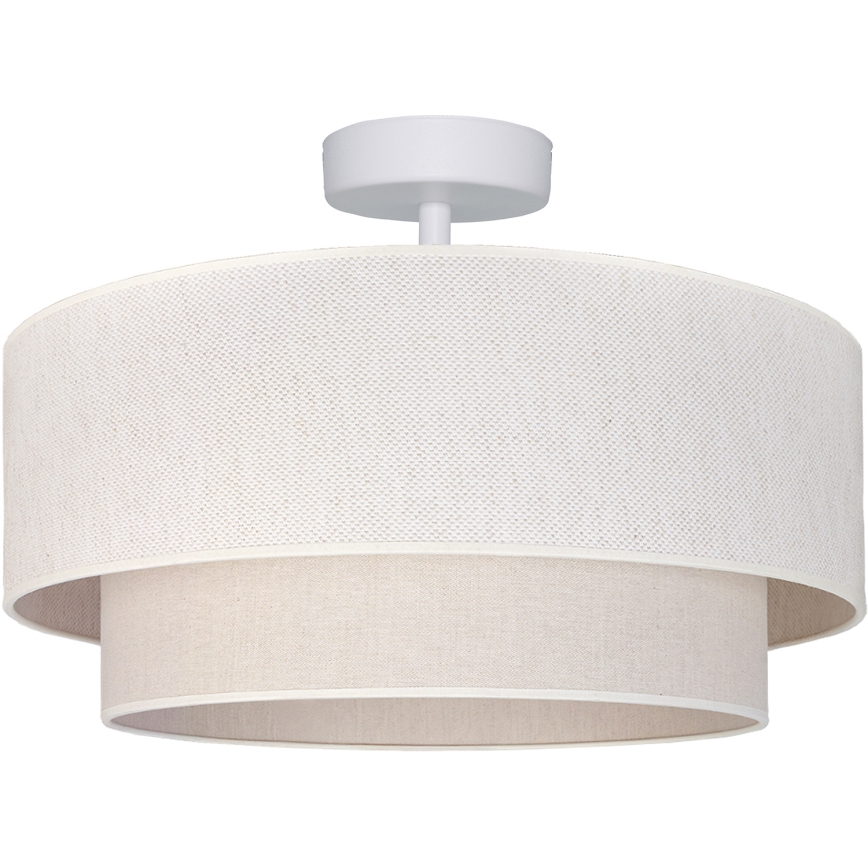 Brilagi - LED επιφανειακό φωτιστικό οροφής BOHO ECO 1xE27/10W/230V Ø 40 cm κρεμ