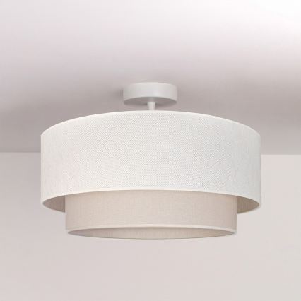 Brilagi - LED επιφανειακό φωτιστικό οροφής BOHO ECO 1xE27/10W/230V Ø 40 cm κρεμ