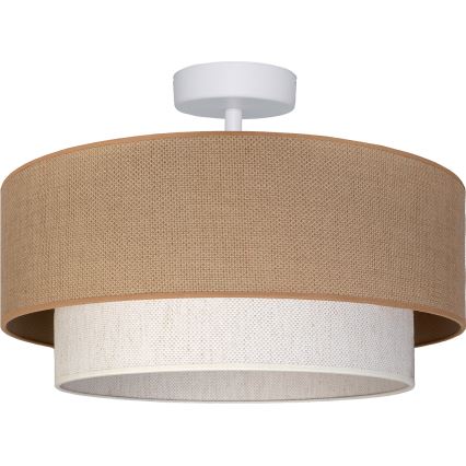 Brilagi - LED Επιφανειακό φωτιστικό οροφής BOHO ECO 1xE27/10W/230V διάμ. 40 εκ. μπεζ/κρεμ