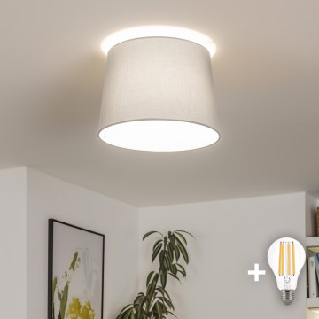 Brilagi - LED Επιφανειακό Φωτιστικό Οροφής CERIA 1xE27/40W/230V Ø 30 cm γκρι