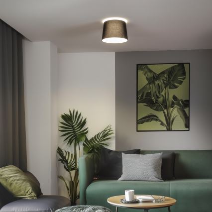 Brilagi - LED επιφανειακό φωτιστικό οροφής CERIA 1xE27/40W/230V Ø 30 cm μαύρο