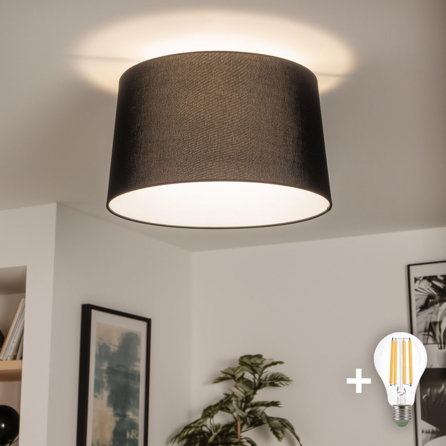 Brilagi - LED Επιφανειακό φωτιστικό οροφής CERIA 1xE27/40W/230V Ø 45 cm μαύρο