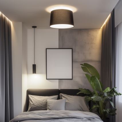 Brilagi - LED Επιφανειακό φωτιστικό οροφής CERIA 1xE27/40W/230V Ø 45 cm μαύρο