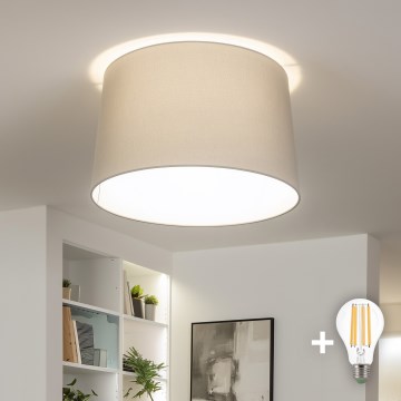 Brilagi - LED επιφανειακό φωτιστικό οροφής CERIA 1xE27/40W/230V, Ø 45 εκ., γκρι