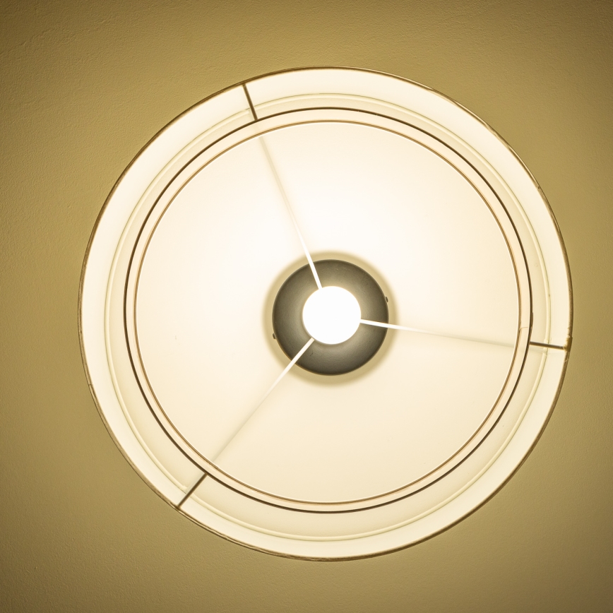 Brilagi - LED επιφανειακό φωτιστικό οροφής CERIA 1xE27/40W/230V Ø 50 cm λευκό/μπεζ