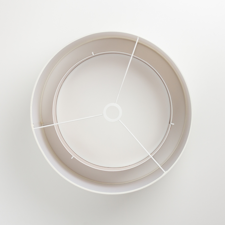 Brilagi - LED επιφανειακό φωτιστικό οροφής CERIA 1xE27/40W/230V Ø 50 cm λευκό/μπεζ