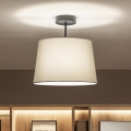Brilagi - LED επιφανειακό φωτιστικό οροφής CERIA 1xE27/60W/230V Ø 30 cm μαύρο/γκρί