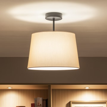 Brilagi - LED επιφανειακό φωτιστικό οροφής CERIA 1xE27/60W/230V Ø 30 cm μαύρο/μπεζ
