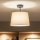 Brilagi - LED επιφανειακό φωτιστικό οροφής CERIA 1xE27/60W/230V Ø 30 cm μαύρο/μπεζ