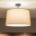 Brilagi - LED επιφανειακό φωτιστικό οροφής CERIA 1xE27/60W/230V Ø 45 cm μαύρο/μπεζ