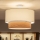Brilagi - LED επιφανειακό φωτιστικό οροφής CERIA 1xE27/60W/230V διάμ. 50 cm λευκό/μπεζ