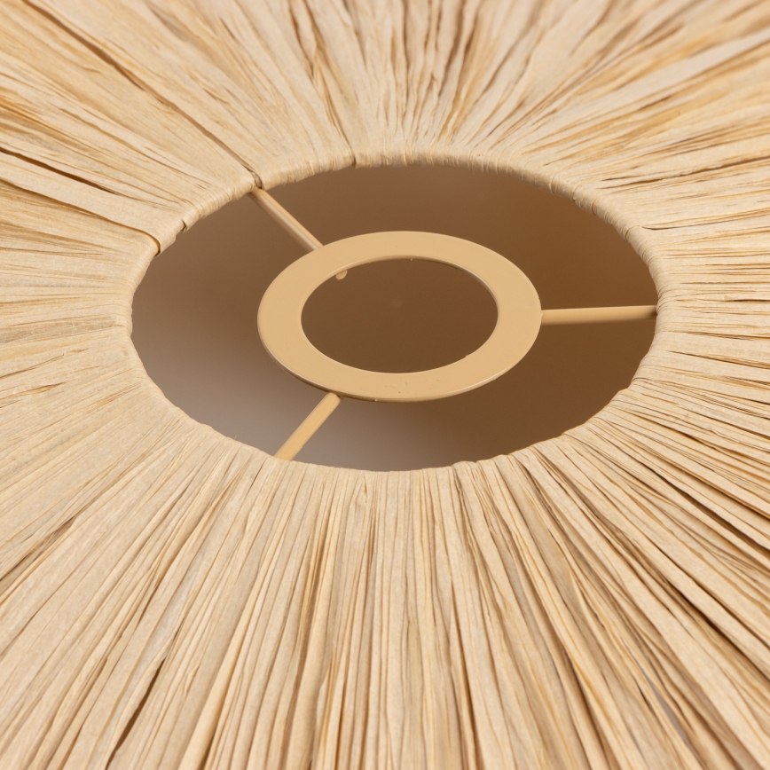 Brilagi - LED επιφανειακό φωτιστικό οροφής CERIA BOHO 1xE27/40W/230V Ø 60 cm ραφία/βελανιδιά