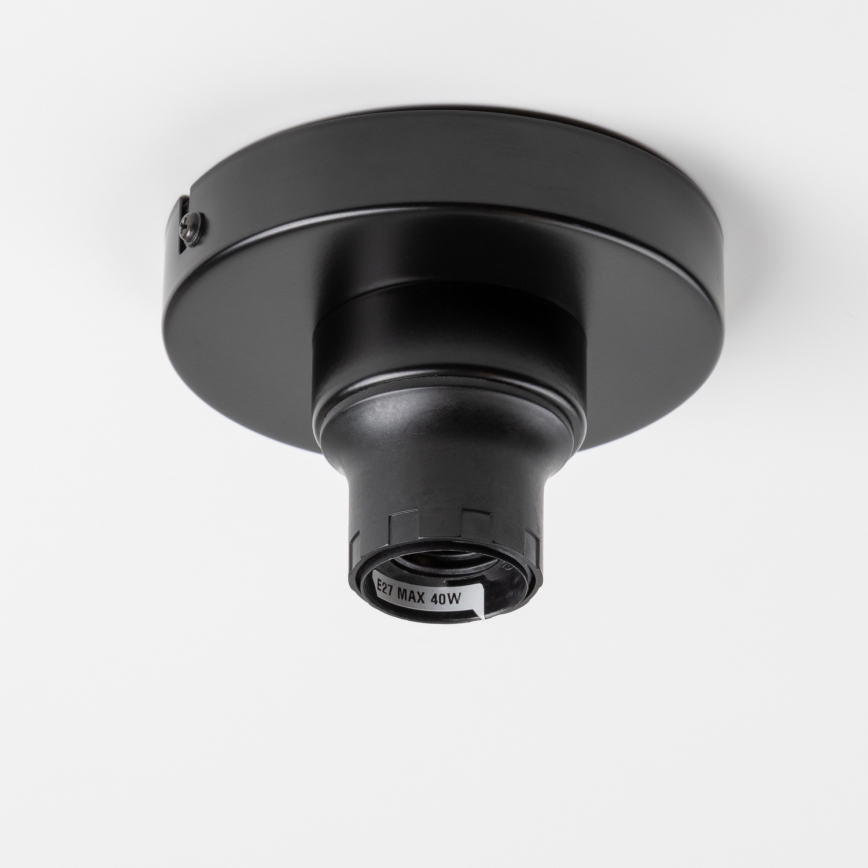 Brilagi - LED επιφανειακό φωτιστικό οροφής CERIA BOHO 1xE27/40W/230V Ø 80 cm μαύρο/καφέ