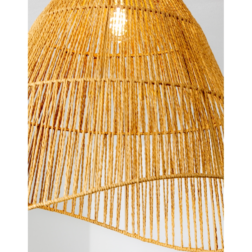 Brilagi - LED επιφανειακό φωτιστικό οροφής CERIA BOHO 1xE27/40W/230V διάμ. 50 cm καφέ