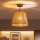 Brilagi - LED Επιφανειακό Φωτιστικό Οροφής CERIA BOHO 1xE27/60W/230V Ø 28 εκ. μαύρο/καφέ