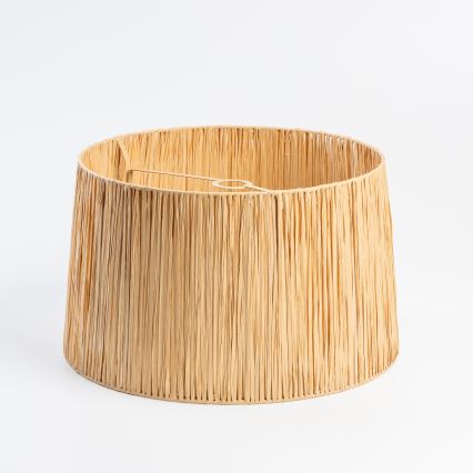 Brilagi - LED Επιφανειακό φωτιστικό οροφής CERIA BOHO 1xE27/60W/230V διάμ. 50 cm μαύρο/ραφία