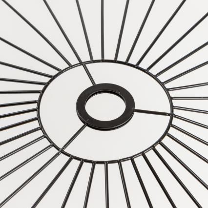 Brilagi - LED επιφανειακό φωτιστικό οροφής CERIA WIRE 1xE27/40W/230V 60x80 cm μαύρο/δρυς