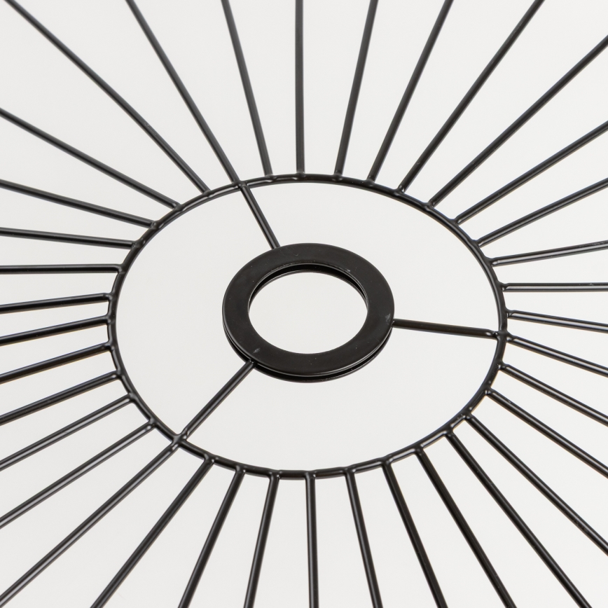 Brilagi - LED επιφανειακό φωτιστικό οροφής CERIA WIRE 1xE27/40W/230V 60x80 cm μαύρο/δρυς