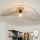 Brilagi - LED επιφανειακό φωτιστικό οροφής CERIA WIRE 1xE27/40W/230V 60x80 cm μπρονζέ/δρυς