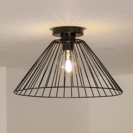 Brilagi - LED επιφανειακό φωτιστικό οροφής CERIA WIRE 1xE27/40W/230V Ø 45 cm μαύρο