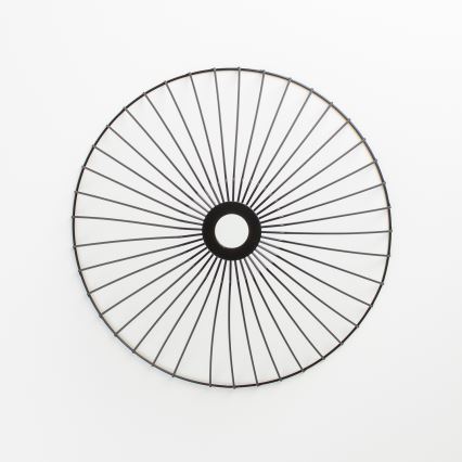 Brilagi - LED Επιφανειακό Φωτιστικό Οροφής CERIA WIRE 1xE27/40W/230V Ø 45 εκ. Μαύρο/Δρυς