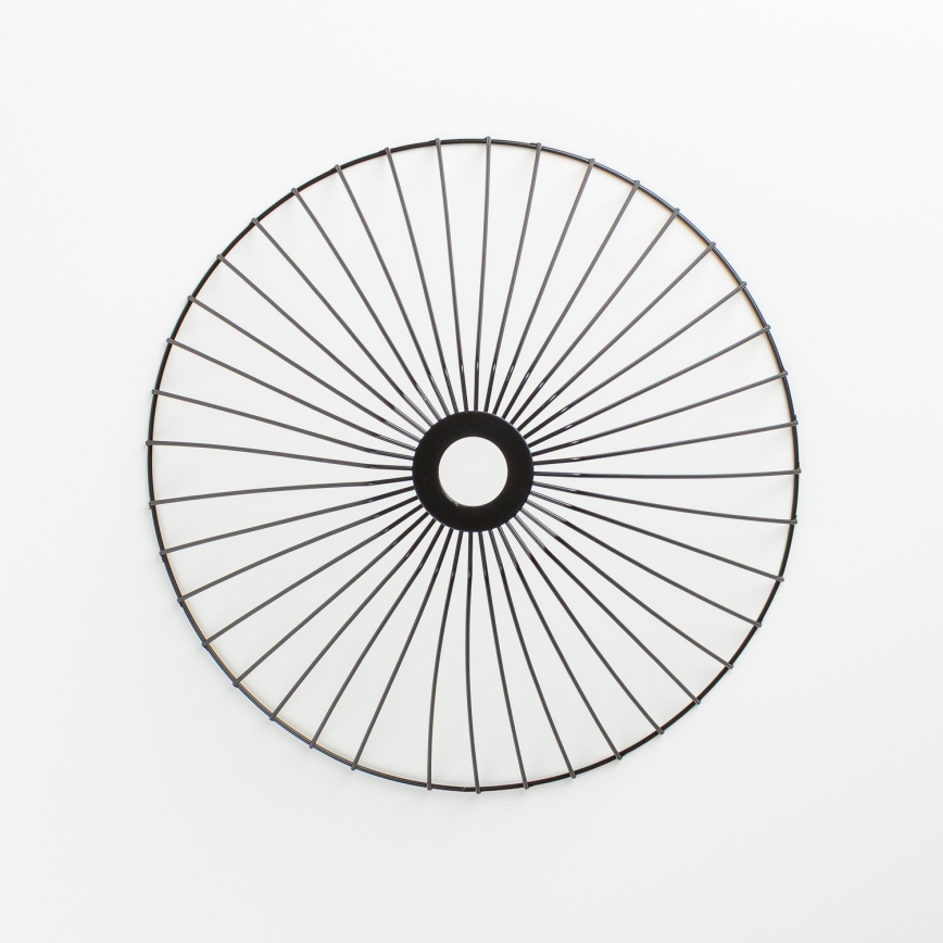 Brilagi - LED Επιφανειακό Φωτιστικό Οροφής CERIA WIRE 1xE27/40W/230V Ø 45 εκ. Μαύρο/Δρυς