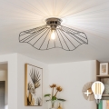 BRILAGI - LED επιφανειακό φωτιστικό οροφής CERIA WIRE 1xE27/40W/230V διάμ. 60 εκ. μαύρο