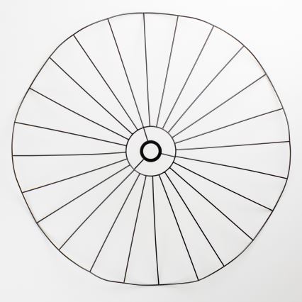 Brilagi - LED Επιφανειακό φωτιστικό οροφής CERIA WIRE 1xE27/40W/230V διάμ. 80 εκ. μαύρο/δρυς