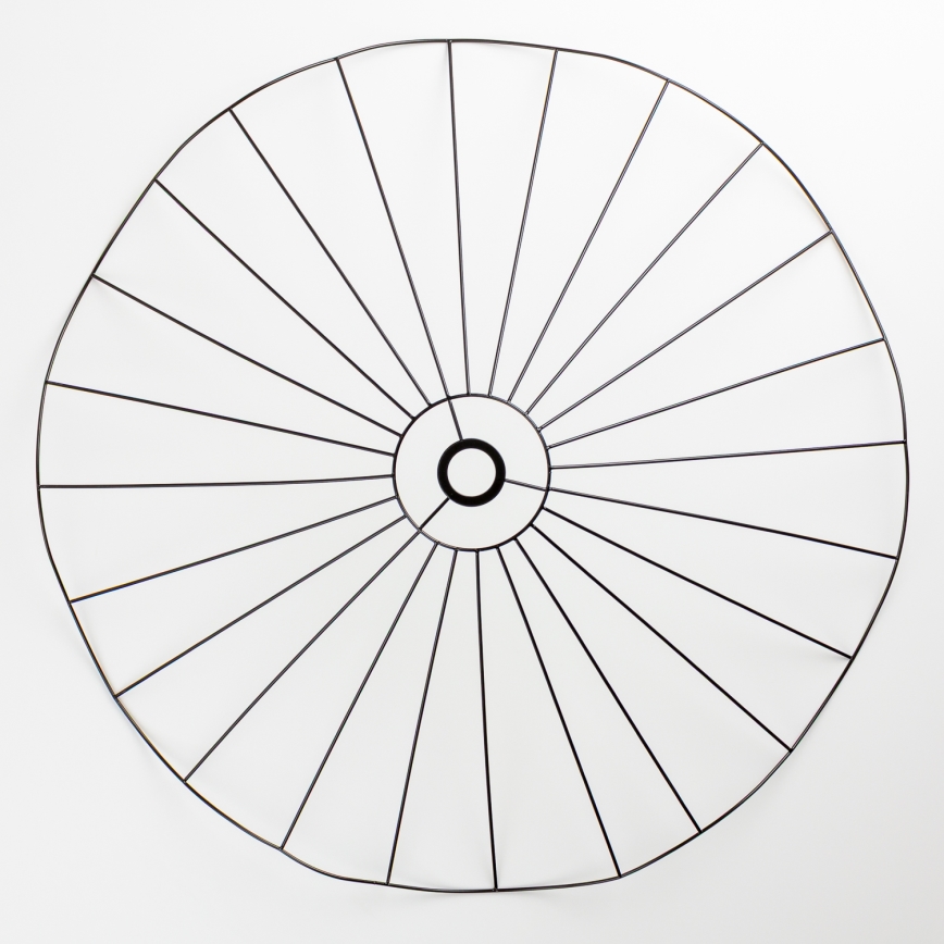 Brilagi - LED Επιφανειακό φωτιστικό οροφής CERIA WIRE 1xE27/40W/230V διάμ. 80 εκ. μαύρο/δρυς