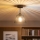 Brilagi - LED επιφανειακό φωτιστικό οροφής CERIA WIRE 1xE27/60W/230V Ø 21 cm μαύρο