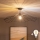 Brilagi - LED επιφανειακό φωτιστικό οροφής CERIA WIRE 1xE27/60W/230V διάμ. 80 εκ. μαύρο