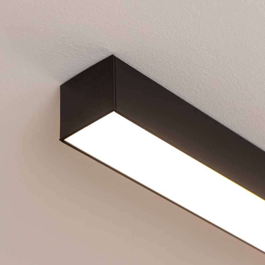 Brilagi - Επιφανειακό φωτιστικό οροφής LED FULLDAY LED/20/30/40W/230V 2700/4000/6000K 120 cm UGR19 μαύρο