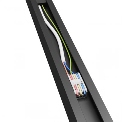 Brilagi - LED επιφανειακό φωτιστικό οροφής FULLDAY LED/30/40/50W/230V 2700/4000/6000K 150 cm UGR19 μαύρο