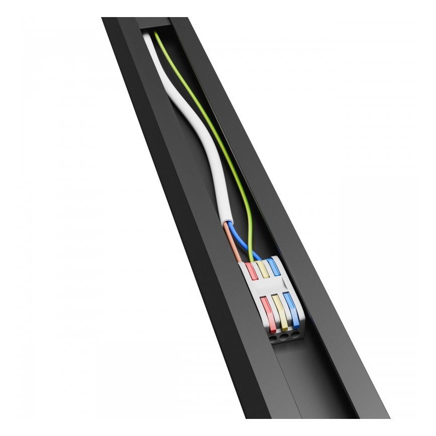 Brilagi - LED επιφανειακό φωτιστικό οροφής FULLDAY LED/30/40/50W/230V 2700/4000/6000K 150 cm UGR19 μαύρο