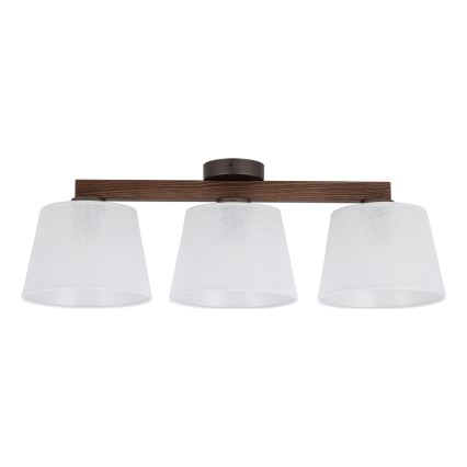 BRILAGI - LED επιφανειακό φωτιστικό οροφής LATTE 3xE27/15W/230V πεύκο/λευκό