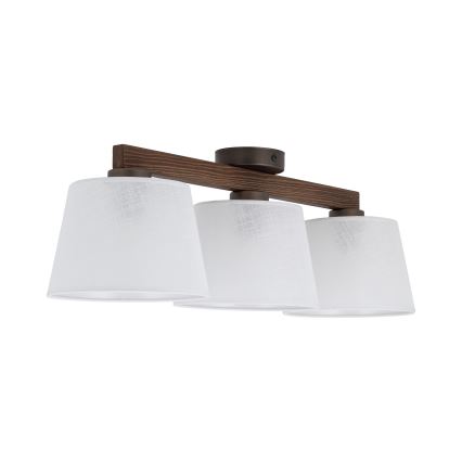 BRILAGI - LED επιφανειακό φωτιστικό οροφής LATTE 3xE27/15W/230V πεύκο/λευκό