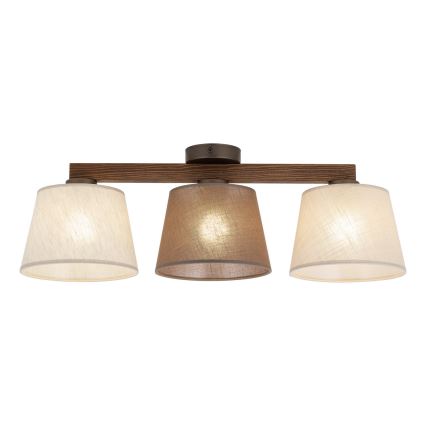 BRILAGI - LED επιφανειακό φωτιστικό οροφής LATTE SABIA 3xE27/15W/230V πεύκο/mix