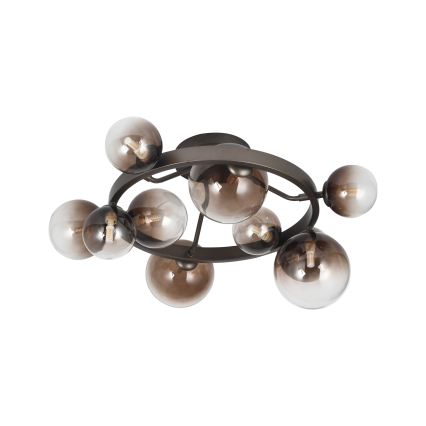 Brilagi - LED επιφανειακό φωτιστικό οροφής MILLA 10xG9/3W/230V καφέ/καπνιστό καφέ