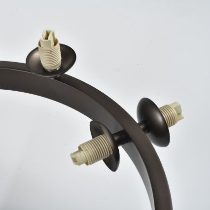 Brilagi - LED επιφανειακό φωτιστικό οροφής MILLA 10xG9/3W/230V καφέ/καπνιστό καφέ