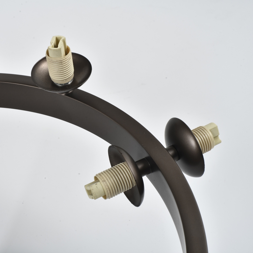 Brilagi - LED επιφανειακό φωτιστικό οροφής MILLA 10xG9/3W/230V καφέ/καπνιστό καφέ
