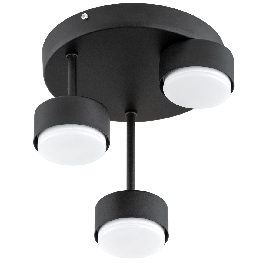 Brilagi - LED επιφανειακό φωτιστικό οροφής MONO 3xGX53/30W/230V μαύρο