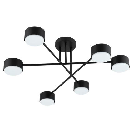 Brilagi - LED επιφανειακό φωτιστικό οροφής MONO 6xGX53/30W/230V μαύρο